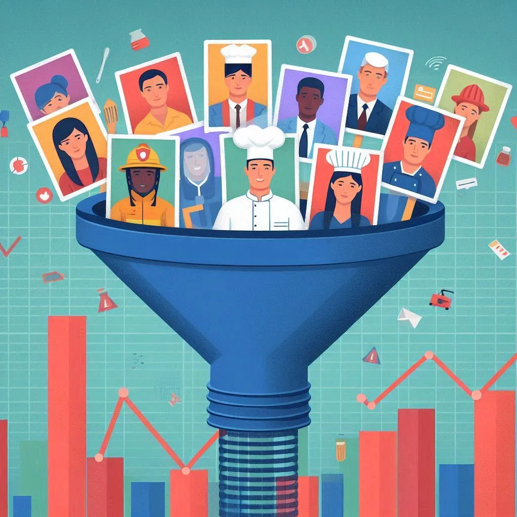 People profiles being filtered