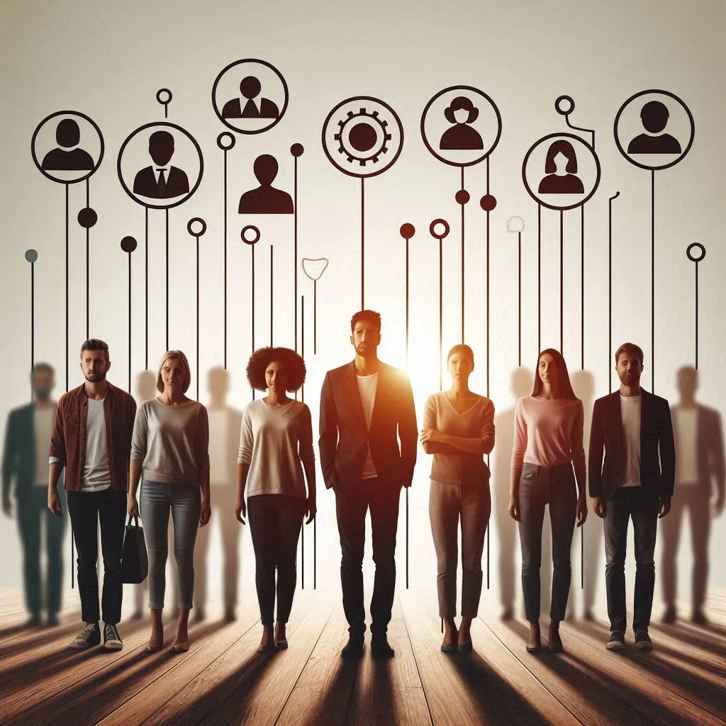 people profiles being filtered