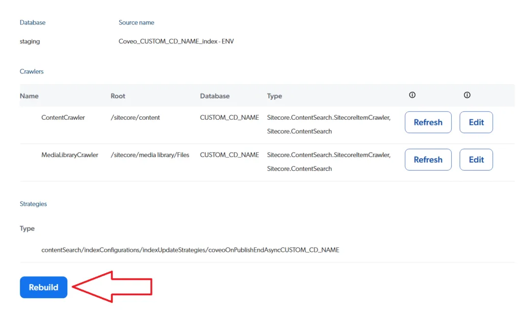 Coveo indexing of Sitecore custom database on publish - Coveo Manual Publish
